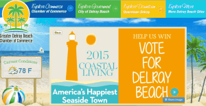 Prominent chamber call-to-action