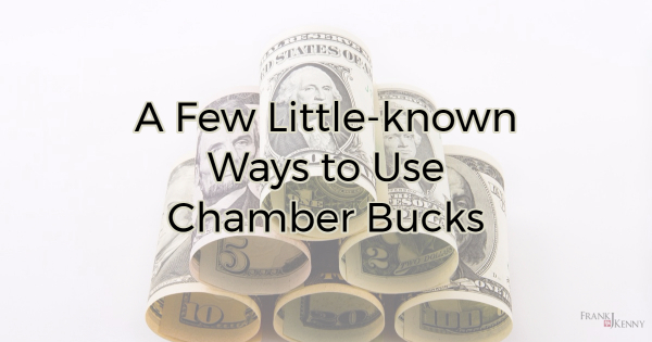 Creative ways to use chamber bucks