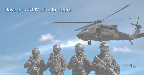 chamber events management - create an army of volunteers