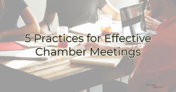 Improving chamber meetings