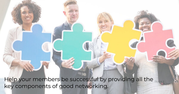 Chamber Networking Events: Provide the components for networkers