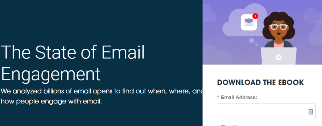 Screenshot of State of Email Engagement from Litmus.com
