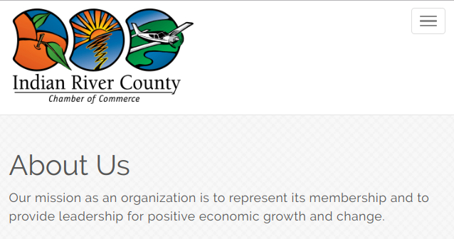 chamber of commerce mission statement indian river county