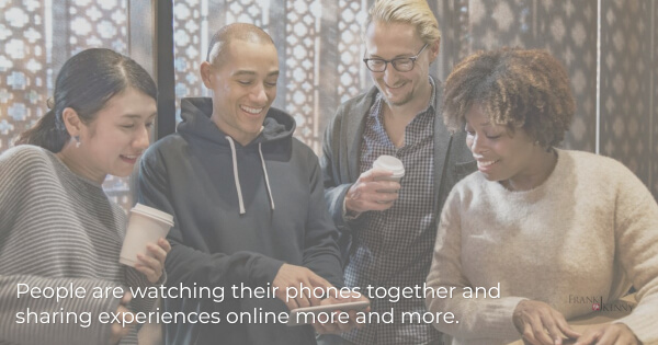 Chamber Programming Ideas - Millenials are turning everything into an experience, including watching videos or TV together.