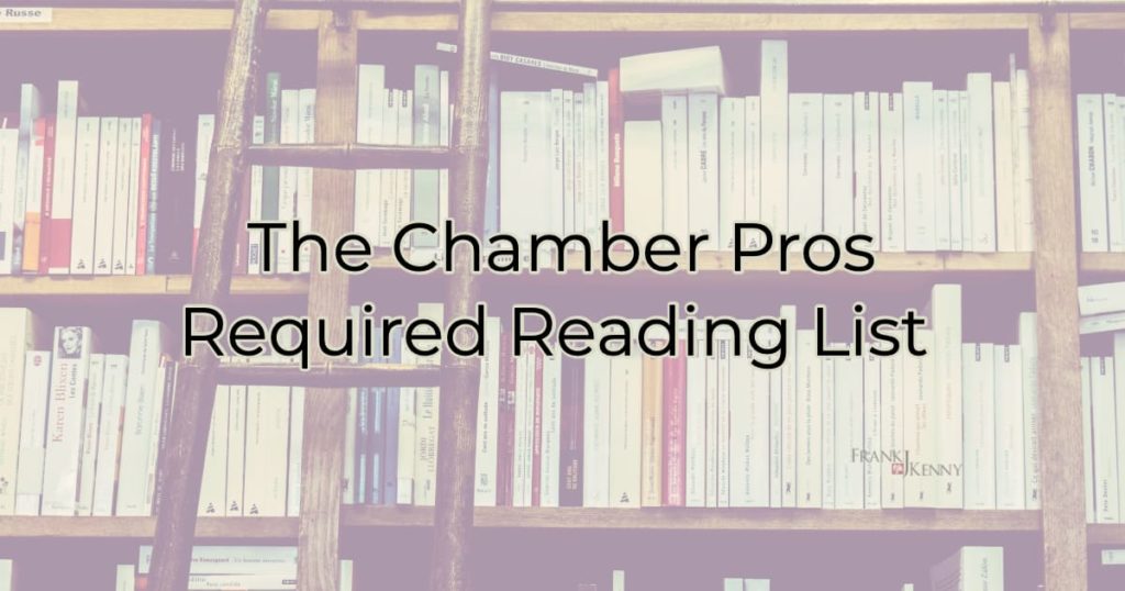 Title Image: The Chamber Professionals Required Books Reading List