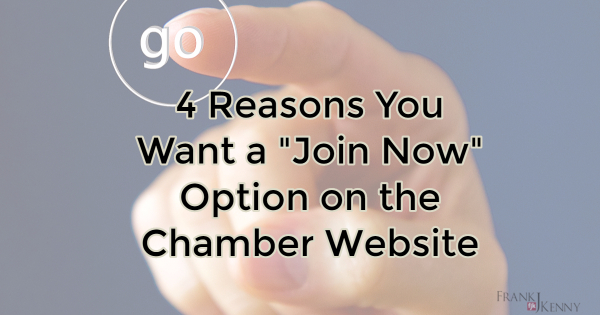 Why you should allow people to join the chamber on your website