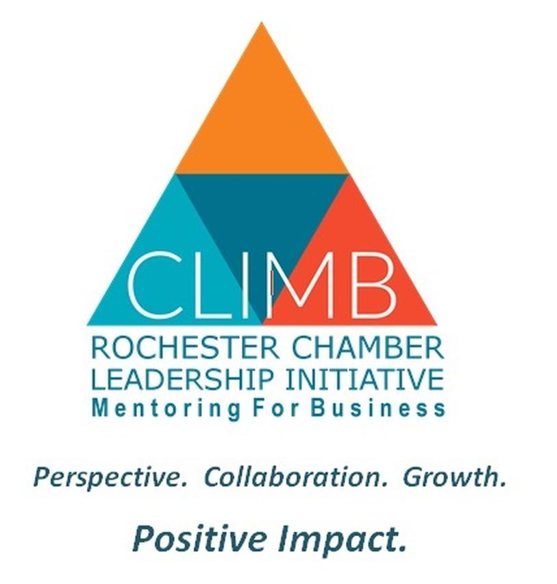 Logo for the mentorship program of the Greater Rochester Chamber of Commerce. 