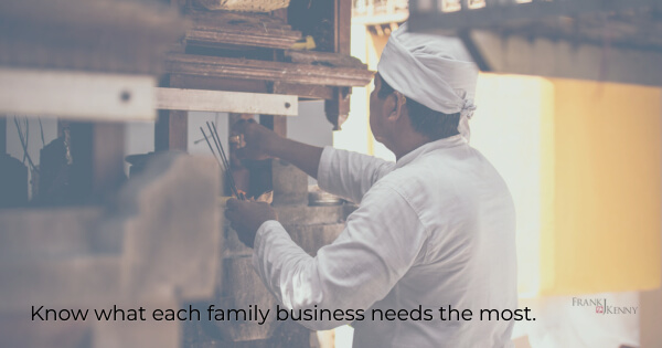 Your chamber needs to learn what each family business needs the most. Image of a family business owner running a restaurant.