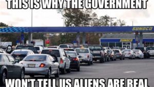 Funny meme about gas shortage