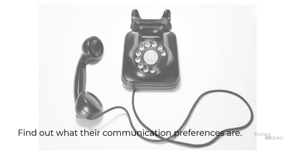 Image of telephone to illustrate keeping communication preferences in mind.