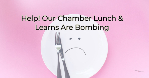 Lunch & learn event attendance troubles