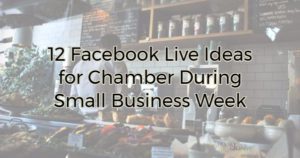 Video ideas for celebrating Small Business Week