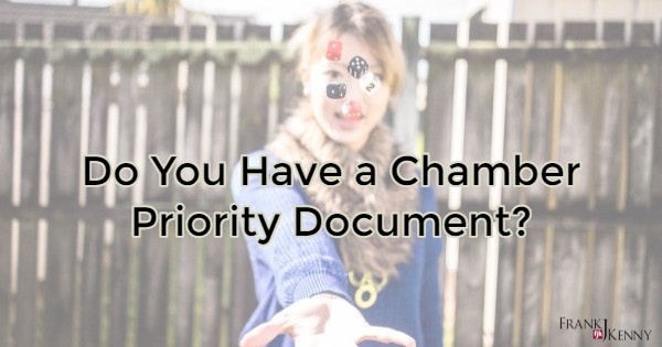 a chaber priority document makes objectives clear to everyone
