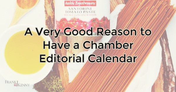 Do I need a chamber editorial calendar?