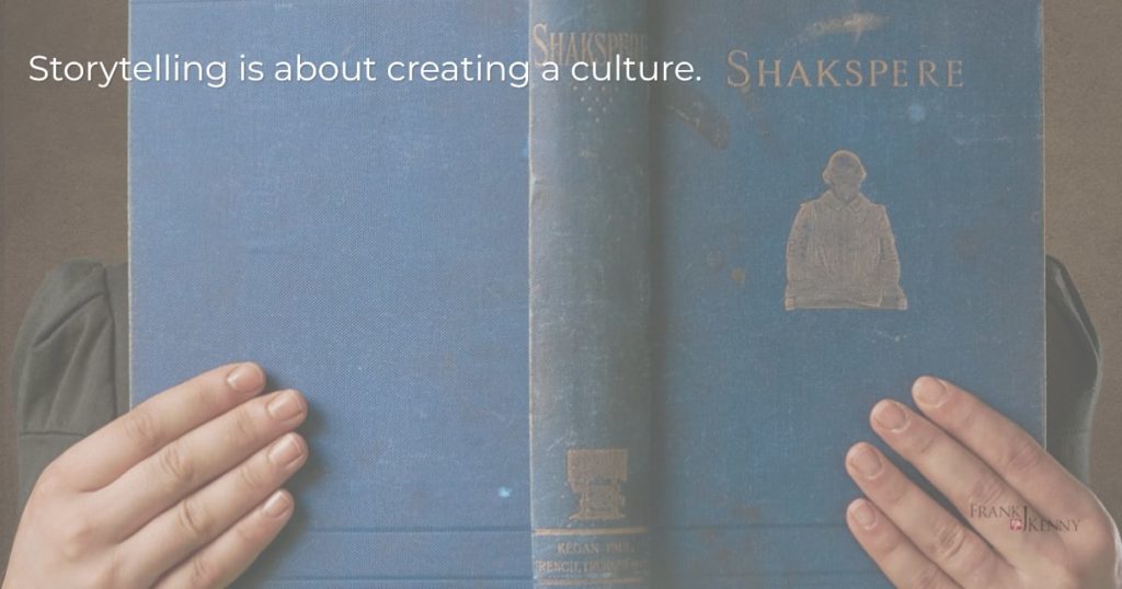 Image of a book: storytelling is about creating a culture for your chamber.