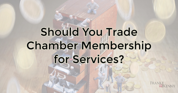 Bartering chamber membership for members good or services